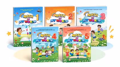 Bộ sách Math in My World - mở cửa thế giới tiếng Anh qua toán học