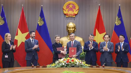 Dấu mốc mở ra giai đoạn hợp tác mới Việt Nam – Liechtenstein