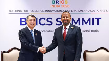 Thủ tướng Chính phủ Lê Minh Hưng gặp Thủ tướng Ethiopia Abiy Ahmed Ali