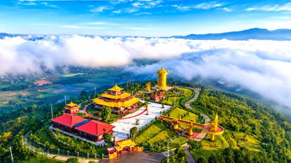 Khu du lịch tâm linh Samten Hills Dalat, xã Đơn Dương, tỉnh Lâm Đồng.