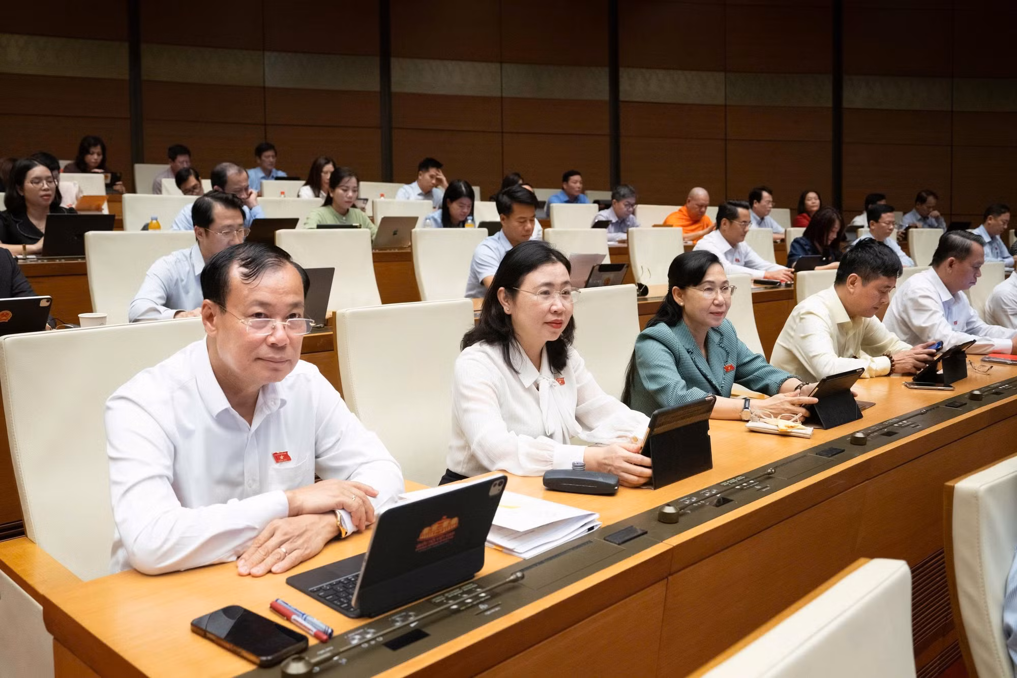 Các đại biểu dự phiên họp.