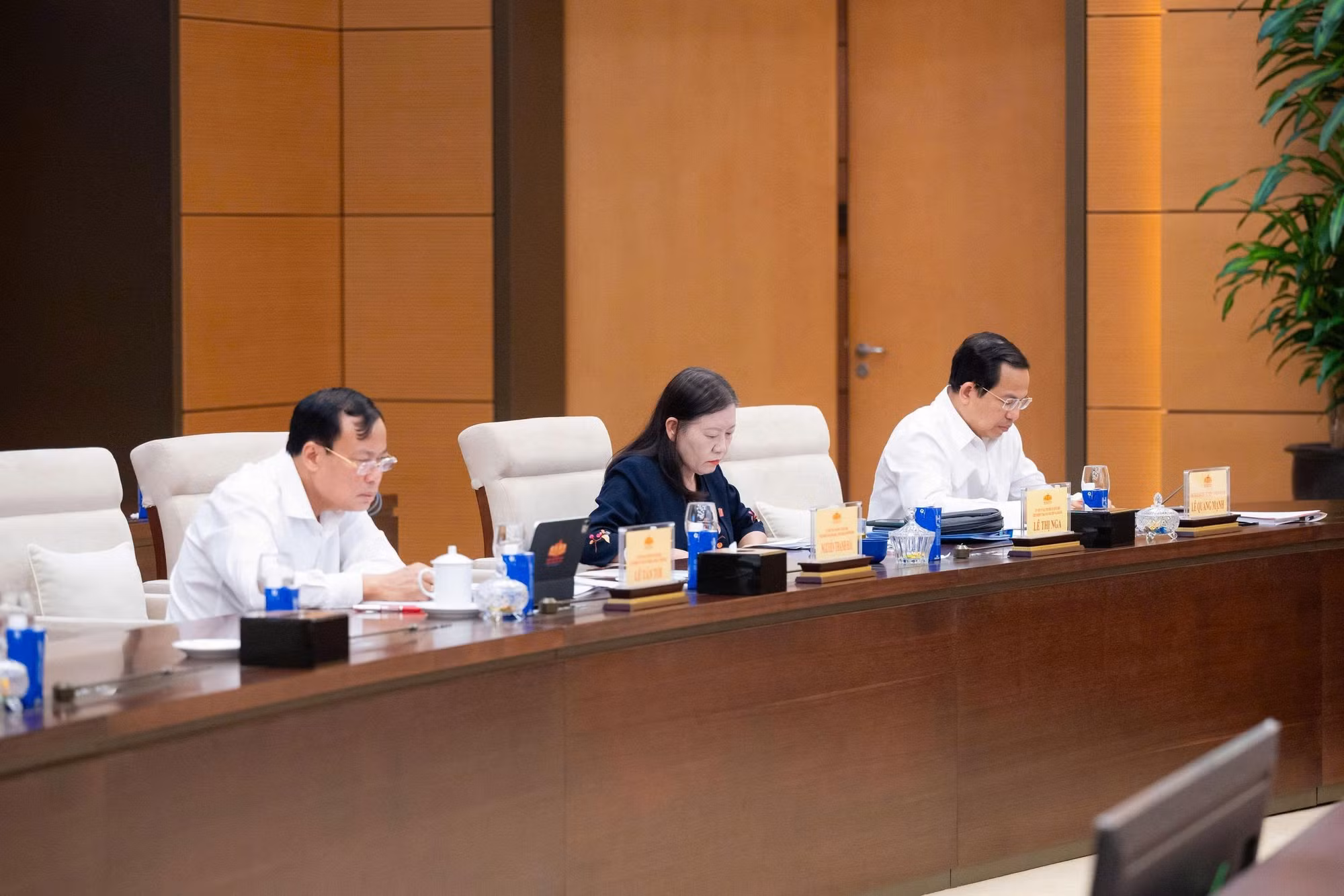Các đại biểu tham dự phiên họp.