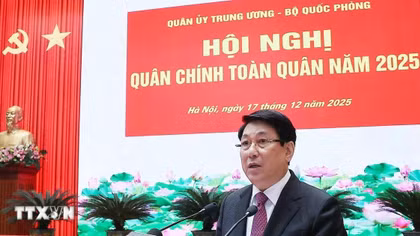 Chủ tịch nước: Triển khai các giải pháp xây nền quốc phòng toàn dân vững mạnh