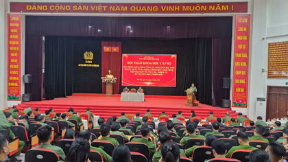 Xây dựng lực lượng CAND đặc khu vững mạnh, hiện đại, quản trị hiệu quả các thách thức về an ninh
