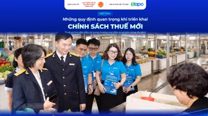 Đồng hành, hỗ trợ người nộp thuế trong triển khai chính sách thuế mới