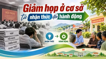 Họp nhiều, họp trùng là… lãng phí kép