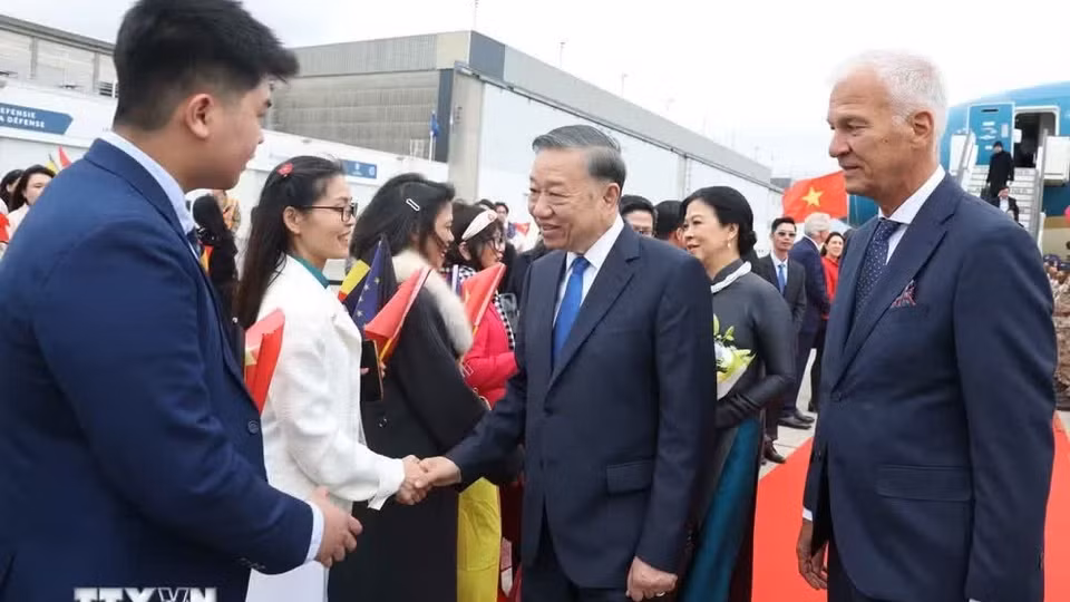 Tổng Bí thư, Chủ tịch nước Tô Lâm bắt đầu thăm chính thức EU và Vương quốc Bỉ