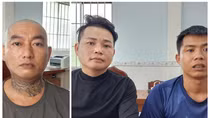 Các đối tượng bị bắt giữ.