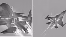 Bỉ điều F-16 bám đuôi, ngắm bắn Su-34 Nga trên biển Baltic