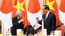 Quốc yến chiêu đãi Nhà vua và Hoàng hậu Nhật Bản