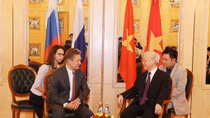 Tổng Bí thư tiếp lãnh đạo các tập đoàn hàng đầu của Liên bang Nga
