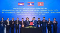 Việt Nam-Lào-Campuchia thông qua Tuyên bố chung, quyết tâm đẩy lùi ma tuý khỏi khu vực