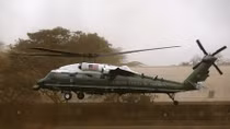 Trực thăng Marine One của Tổng thống Trump bay thử ở Đà Nẵng