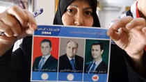 Người Syria đi bầu cử tổng thống