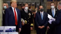 Gần 90.000 người chết vì COVID-19, ông Trump lại không đeo khẩu trang tới cơ sở y tế