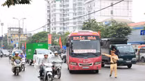 CSGT Hà Nội quyết liệt xử lý xe khách vi phạm ở cửa ngõ phía Nam