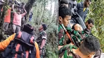 Máy bay Indonesia đâm vào vách núi, duy nhất 1 cậu bé sống sót