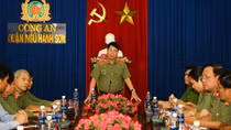 Thứ trưởng Bùi Văn Nam kiểm tra công tác an ninh APEC tại quận Ngũ Hành Sơn