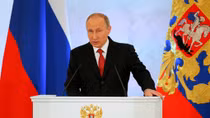 Tổng thống Putin đọc Thông điệp Liên bang cuối cùng của nhiệm kỳ