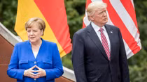 Thủ tướng Đức Merkel gọi Mỹ là đối thủ của châu Âu
