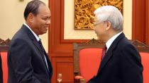 Tổng Bí thư, Chủ tịch nước tiếp đoàn đại biểu cấp cao Bộ An ninh Lào