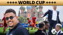 Putin đá bóng cùng Ronaldo "béo" trên Quảng trường Đỏ
