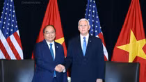 Thủ tướng Nguyễn Xuân Phúc tiếp Phó Tổng thống Hoa Kỳ Mike Pence