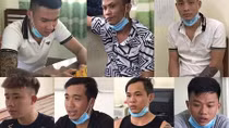 "Khóa tay" 7 đối tượng mang cả hung khí đi đòi nợ