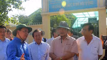 Bộ Tài nguyên và Môi trường thị sát khu vực sạt lở tại tỉnh An Giang