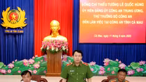Thứ trưởng Lê Quốc Hùng làm việc với Công an Cà Mau và Trại giam Cái Tàu