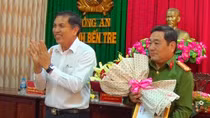 Công an tỉnh Bến Tre được khen thưởng đột xuất