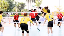Đội cầu mây CAND vô địch nội dung 4 nữ tại Giải Vô địch các CLB quốc gia 2021