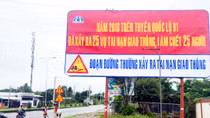 Cần Thơ thay đổi nội dung tuyên truyền về ATGT trên pano