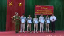 Trại giam Định Thành tổ chức lễ công bố quyết định tha tù trước hạn