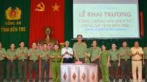 Cổng thông tin điện tử Công an tỉnh Bến Tre chính thức hoạt động