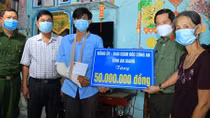 Hỗ trợ xây nhà cho thành viên chốt phòng, chống dịch bị thương khi làm nhiệm vụ