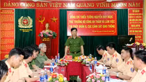 Thứ trưởng Nguyễn Duy Ngọc làm việc với Thủy đoàn II Cục CSGT và Trung đoàn CSCĐ Tây Nam Bộ 
