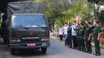 Bệnh viện dã chiến truyền nhiễm số 5 tham gia chống dịch tại TP Hồ Chí Minh
