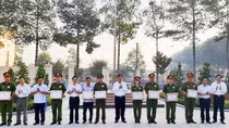 Khen thưởng vụ bắt đối tượng cướp tiền tại trạm thu phí cao tốc