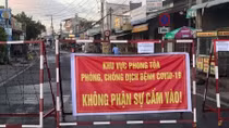 Phong tỏa khu dân cư hơn 300 hộ dân ở huyện Nhơn Trạch