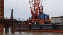 Đồng loạt thi công hệ thống cống ngăn triểu tại dự án giải quyết ngập của TP Hồ Chí Minh 