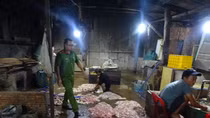 Hãi hùng phát hiện cơ sở chế biến nội tạng bò ngâm đẫm hóa chất