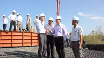 Đoàn Đại biểu Quốc hội tỉnh Ninh Thuận làm việc với dự án Điện gió và điện mặt trời Trung Nam 