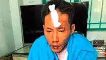 Hai cháu bé bị chồng hờ của mẹ tưới xăng đốt đã tử vong