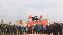 Trung đoàn Cảnh sát cơ động Đông Nam Bộ tổ chức hội trại mừng Đảng, mừng Xuân