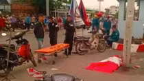 Đâm chết tài xế ô tô công nghệ trước Bến xe An Sương