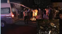 Tử vong sau khi xe mô tô thể thao đổ, "cày" hơn 30m trên QL1