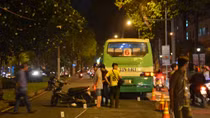 Va chạm với 2 xe máy, một người bị xe buýt tông tử vong