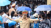 CSGT đảm bảo an toàn giao thông cho kỳ thi tuyển sinh