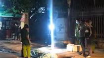 Thi thể trong bao bố tử vong do điện giật